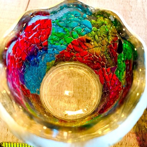 Mosaic Glass and Ceramic Easter Egg - Picture 5 of 10